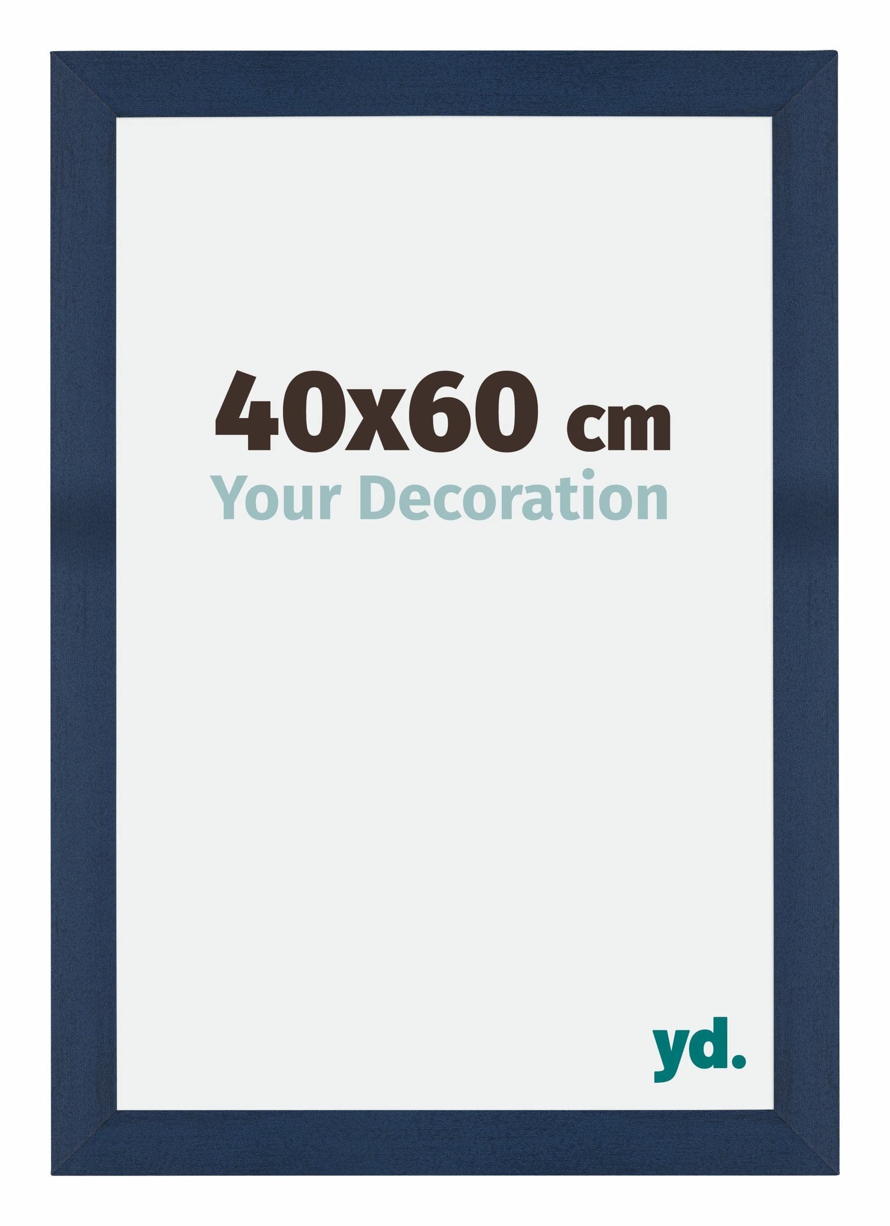 Your Decoration - Picture Frame 40x60 cm - Dark Blue Swept - Decorative Wall Frame in MDF with Antireflection - Frame 40x60 - Mura — image 1