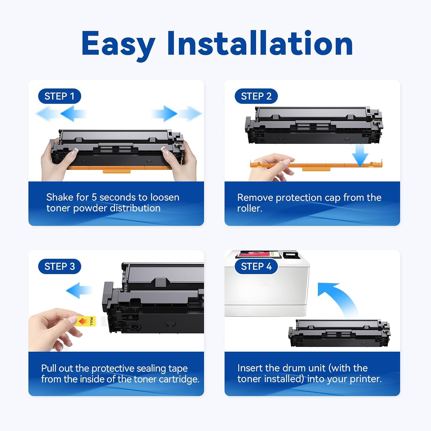 218X Toner Cartridges (with Chip) High Yield Compatible Replacement for HP 218X W2180X 218A Works with Color LaserJet Pro MFP 3301cdw 3201dw 3301sdw Printer (2 Pack, Black)
