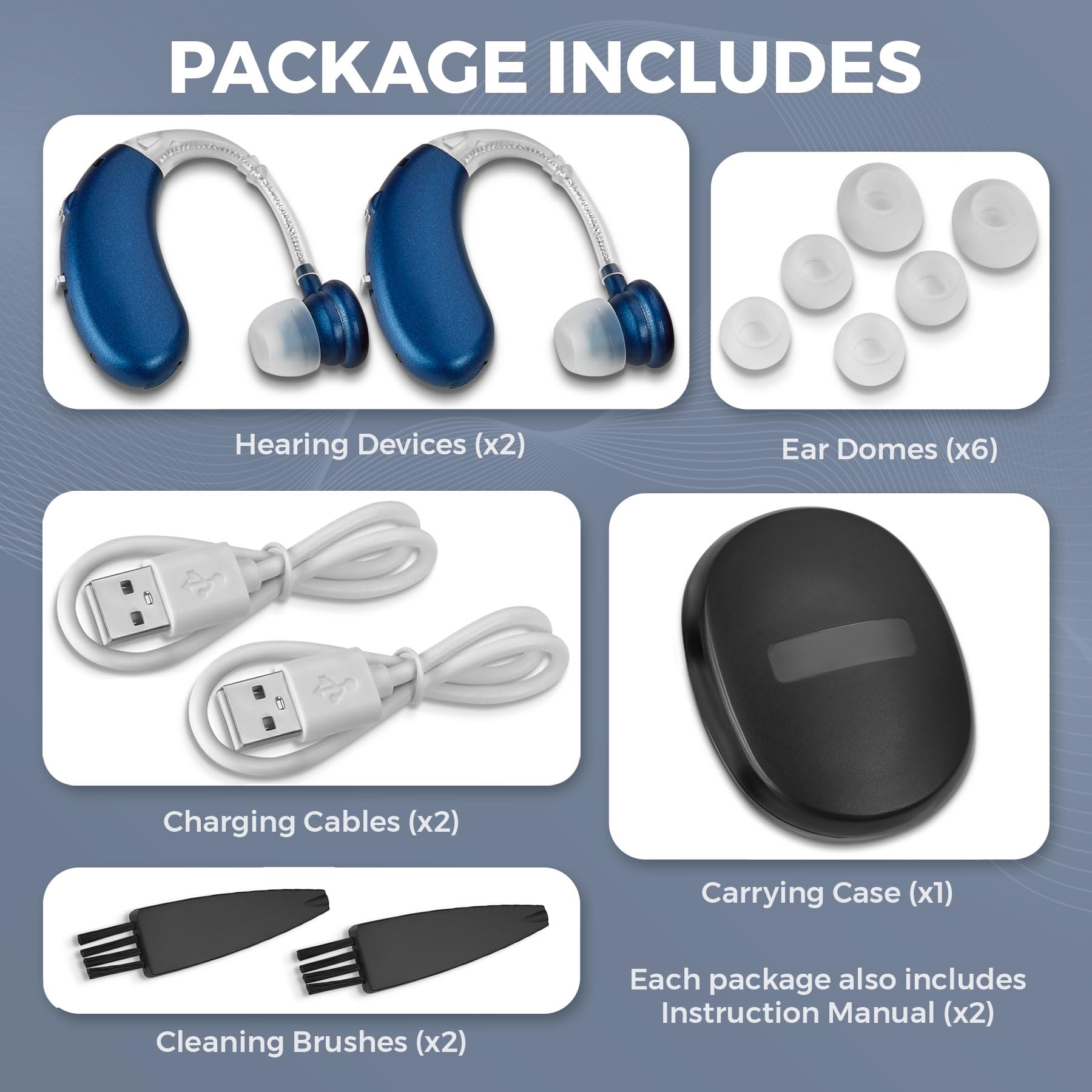 Digital Pair-Rechargeable-Operated BTE Personal Assist Device with 2 Modes, Volume Control and Noise Cancelling - Image 4