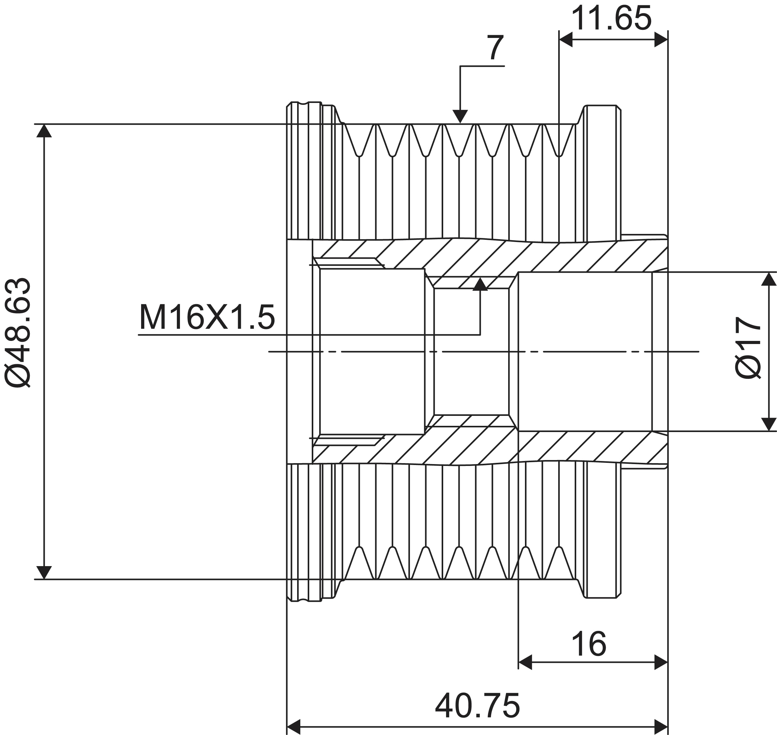 Valeo Poulie Roue Libre d'Alternateur 588027 | Compatible avec: NISSAN PRIMASTAR Bus, PRIMASTAR Kasten, QASHQAI / QASHQAI +2 I, X-TRAIL II, OPEL VIVARO A Bus