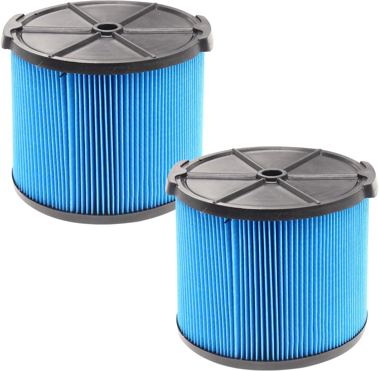 GIBTOOL2 Pack VF3500 Filter Compatible with Ridgid 3-4.5 Gallon Wet/Dry Vacuums, 3-Layer Fine Filter for Ridgid WD3050, WD4070, WD4080, WD4522, 4000RV, 4500RV Wet/Dry Vacuum
