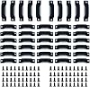 Pack of 40 Picture Hangers for Screws Picture Hooks Hanger Picture Hooks Sawtooth Picture Frame Prong Hanger Wall Nails for Canvas Heavy Pictures Mirrors