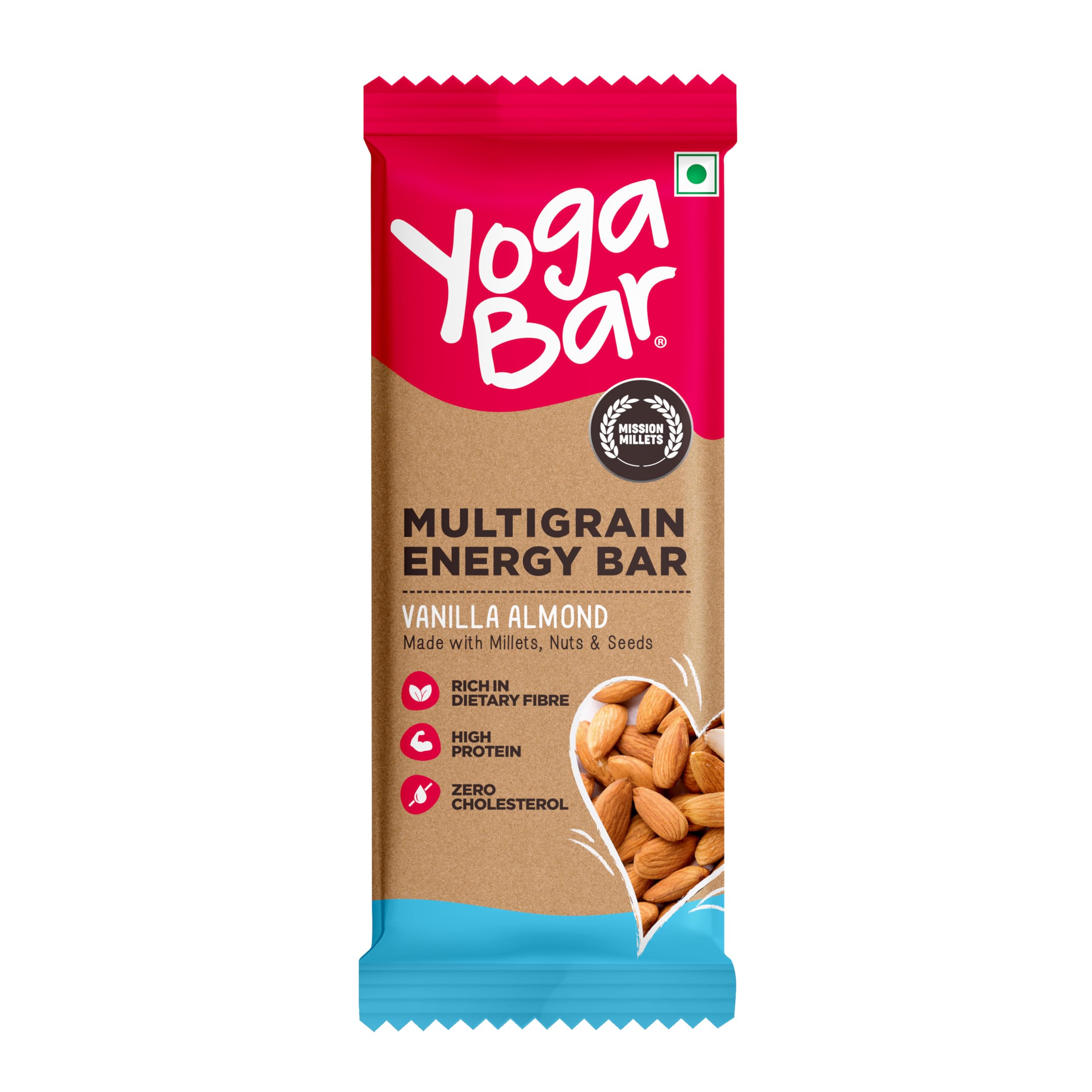 Yogabar Vanilla Almond Breakfast Protein Bar With Oats, Millets, Quinoa & Almond | 10g Protein, 7g Fibre, 10g Whole Grain | 35g-picture-54