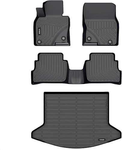 Miniatura 57 de VIWIK - Alfombrillas para Nissan Pathfinder de 7 plazas 2013-2020 / QX60/ JX35 2013 2014-2020, juego completo de alfombrillas de coche