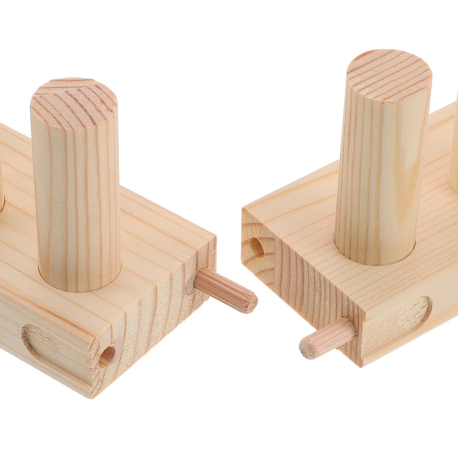 Holzwebrahmen für Dicken Decken Schals Selbstgemacht Basteltool mit 115 X 7cm für Anfänger und Profis