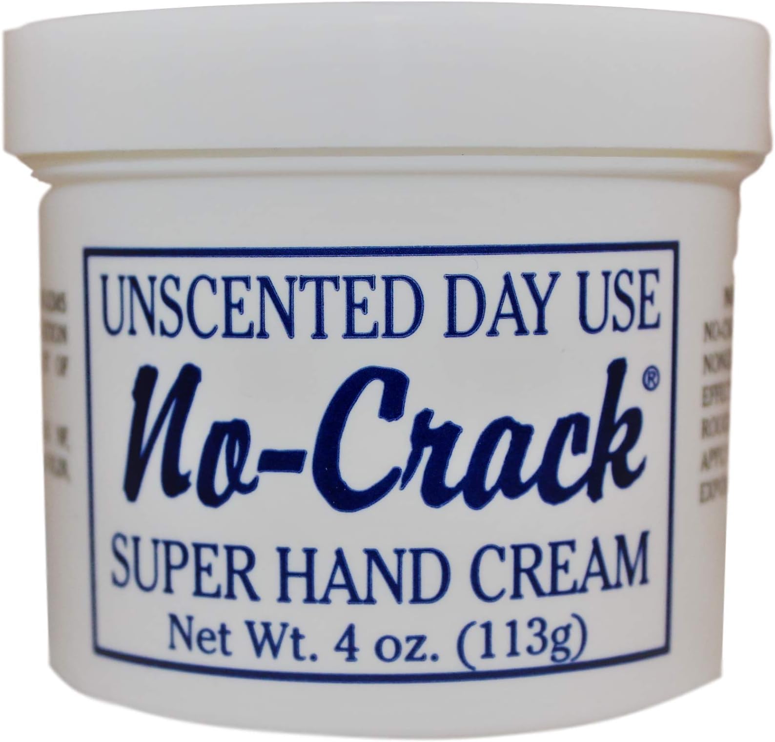 No-Crack Unscented Day Use Hand Cream -4oz