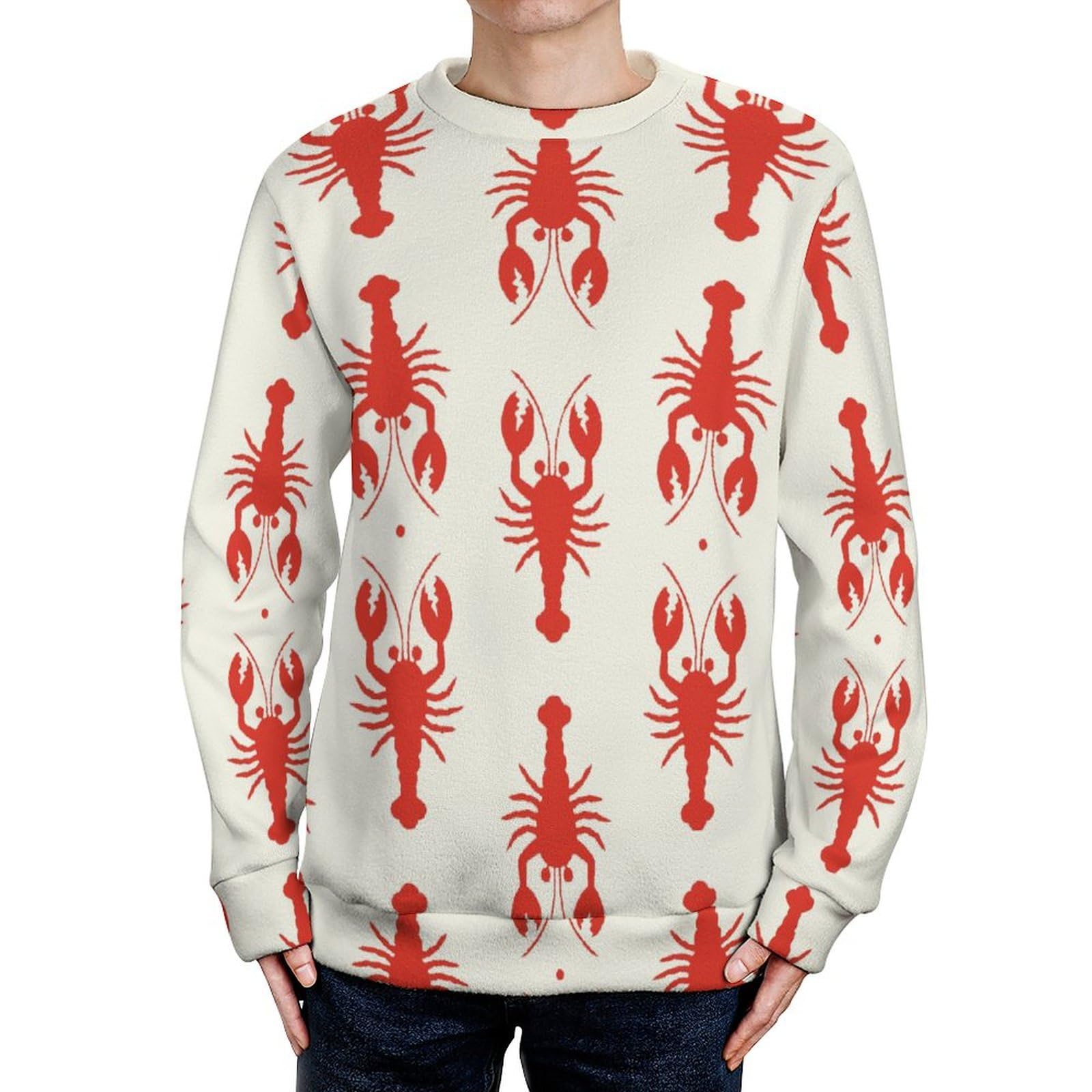 レッド ニットセーター 長袖 立体ロゴ セール】 【体型カバー/日本製/洗える】ウールシルクカシミヤミックス