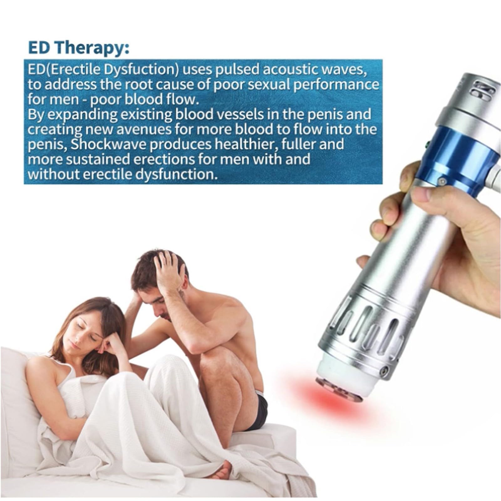 Macchina Per Massaggio Con Onde D'urto ED, Macchina Per Terapia Con Onde D'urto Extracorporee, Macchina Per Il Con Onde D'urto ED Per Alleviare Il Dolore Muscolare