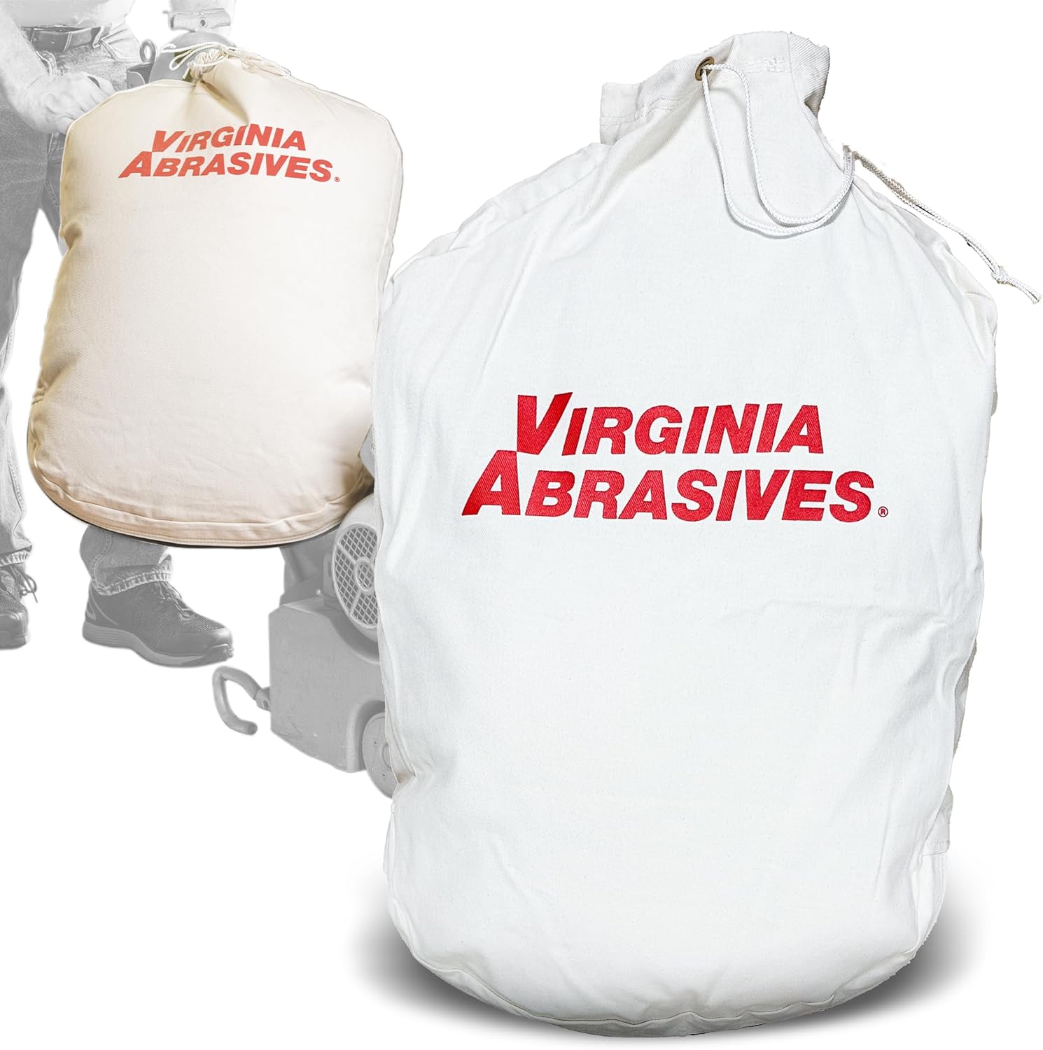 Virginia Abrasives 413-40000Z Heavy Duty Professional Sander Dust Collector Bag with Zipper: Professional Floor Finishing Dust Collection Cloth Bags, Sander Dust Bag with Zipper