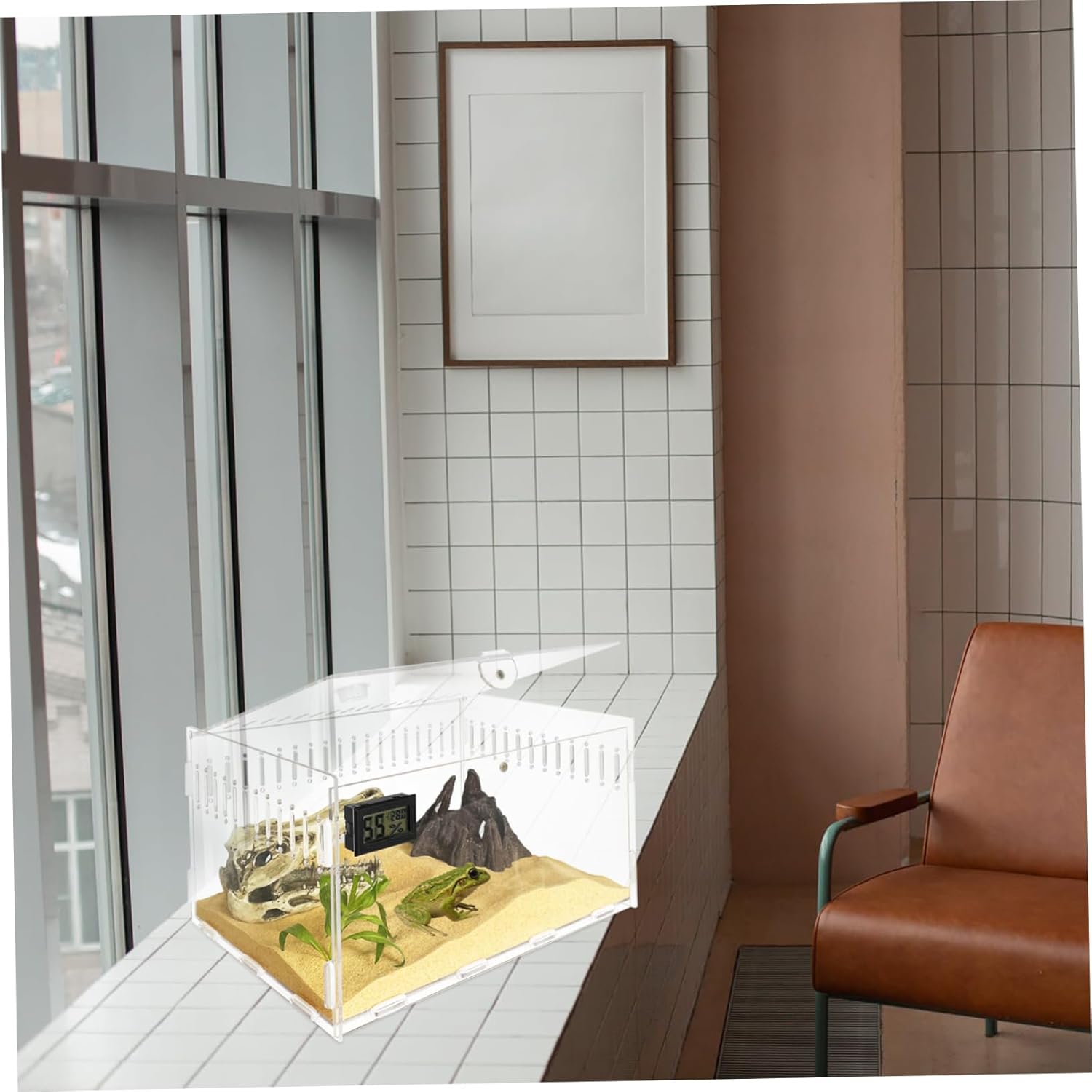 Professional Reptile Supply Snake Cage Vents for Gecko Tank Portable Household Reptile Box