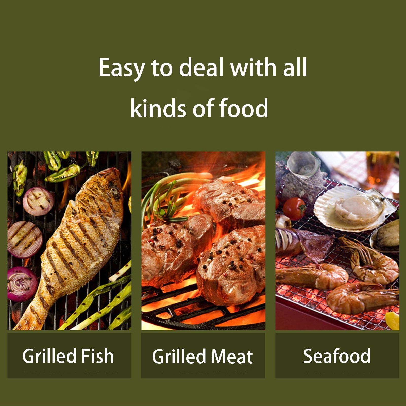 Gasbarbecue en grill met 2 kookzones roestvrij staal zilver