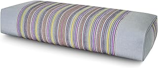 Buckwheat pillow,Buckwheat Neck Pillow with Zipper,Natural Buckwheat Sleeping Pillow,Pillow with Washable Cotton Cover,Buckwheat Husk Neck Support Pillow Relieves Neck and Shoulder Pain (Grey)