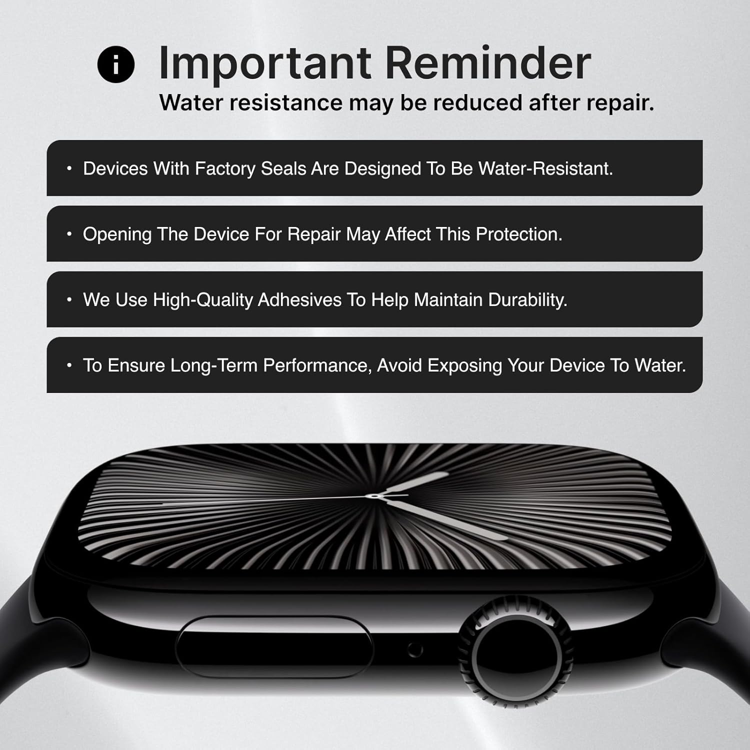 Mail-in Repair Service with Original OEM Pull Screen for Apple Watch Series 5 (40MM) Display Digitizer LCD Screen Replacement Touch Assembly A2092 A2094 A2156 with Install Service