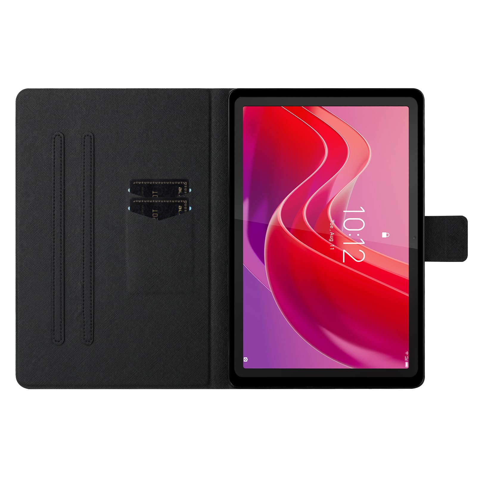 Funda para Lenovo Tab M11 11 Pulgadas PU Material Funda Tab M11/TB-330/331 con Ranuras para Tarjetas TPU Fundas con Cierre Magnético, Garras de Gato — view 2