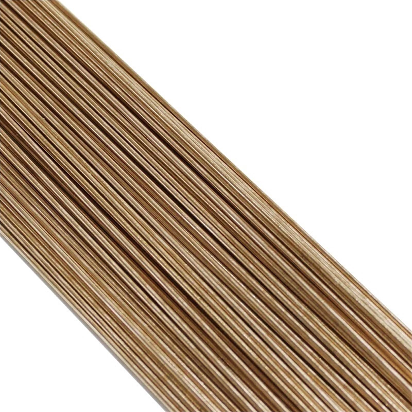 Pręty spawalnicze TIG z brązu aluminiowego | Wiele rozmiarów do spawania i lutowania(2.5mm)