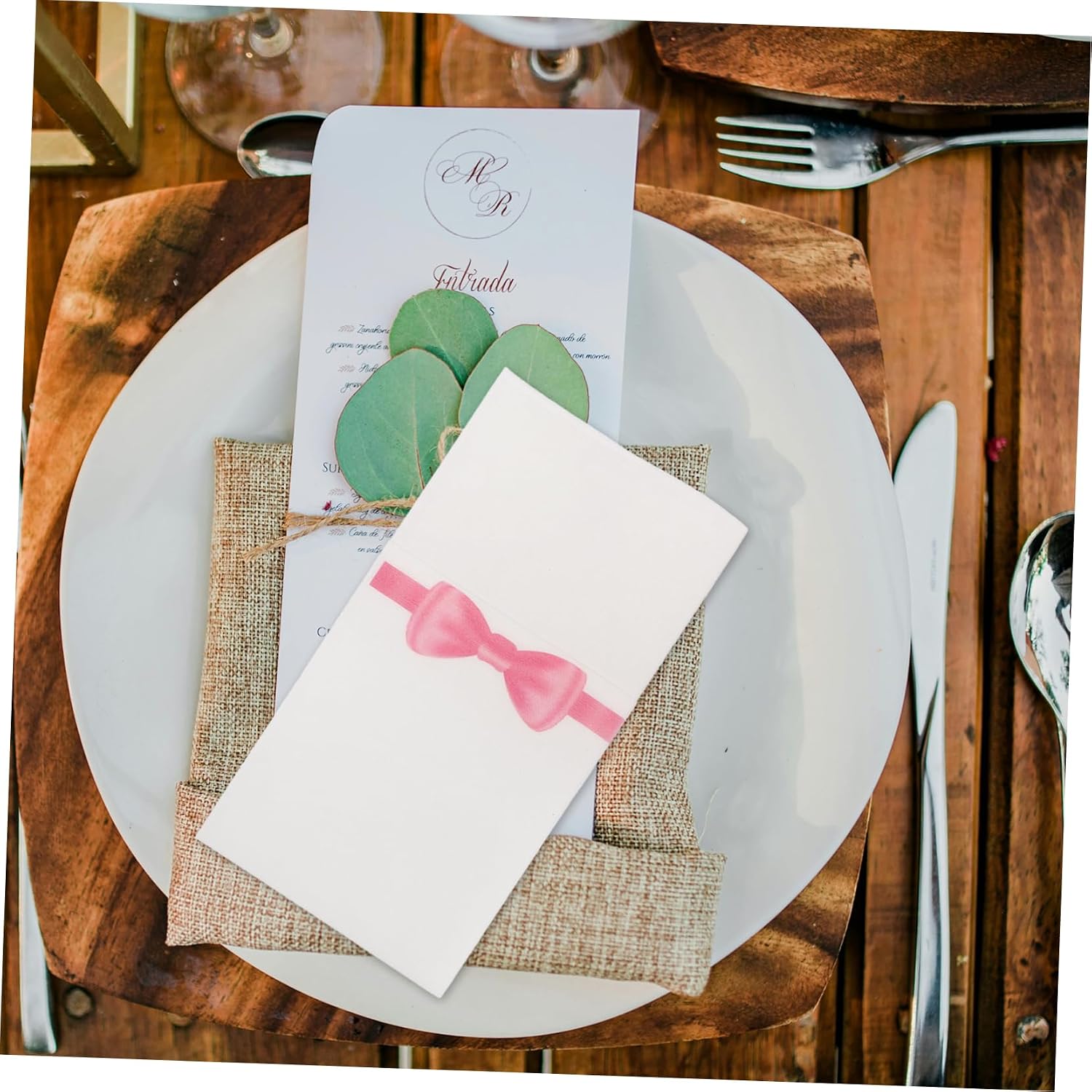 CHILDWEET 50pcs Napkins for Party Hotel Restaurant Tabletop Decor Cutters Napkins Stylish and Practical