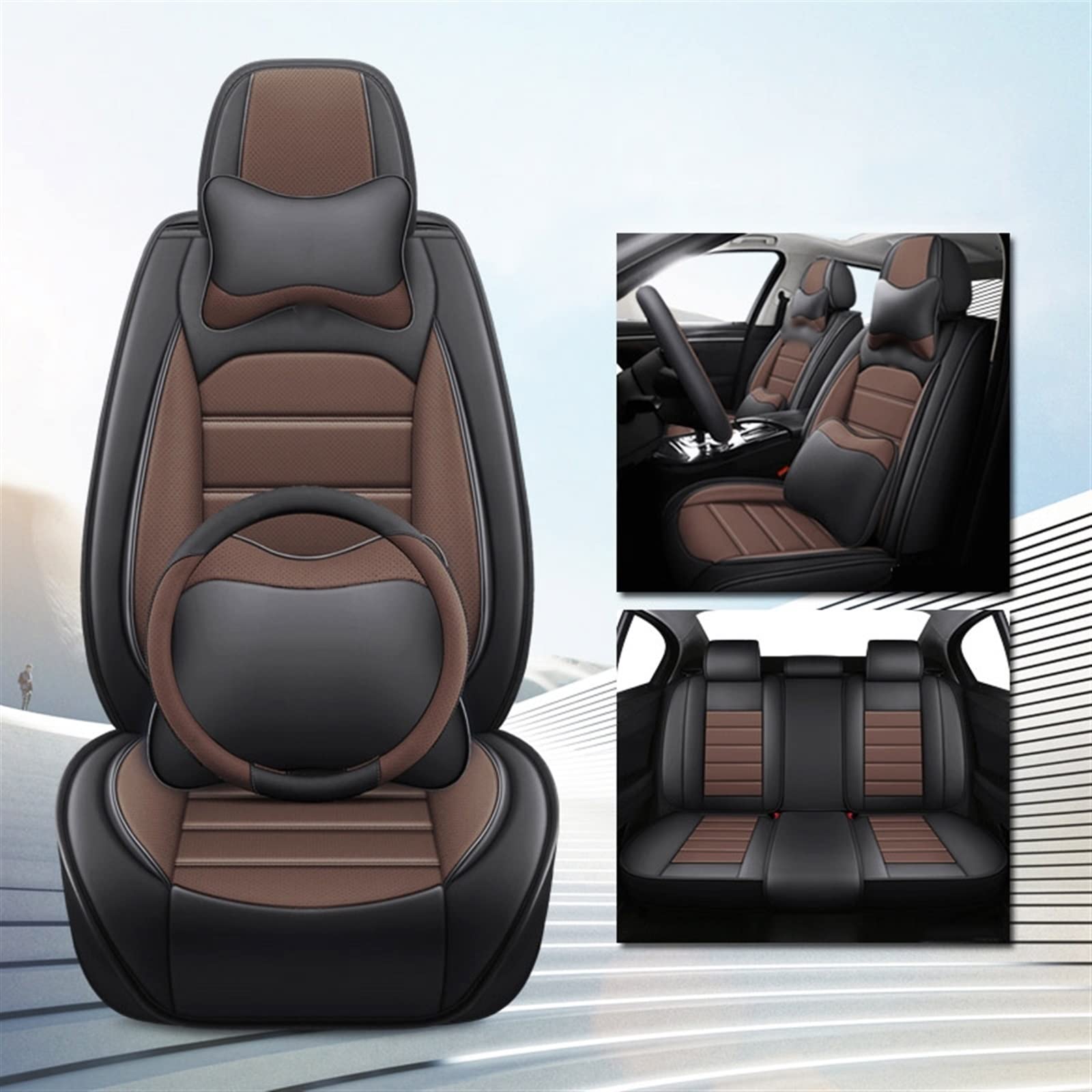 YOUZKA Car Seat Cushion Driver Seat Cushion Home Chair For Kia Sportage 2022 Stinger Stonic Spectra Niro Rio X Line Picanto accessories
