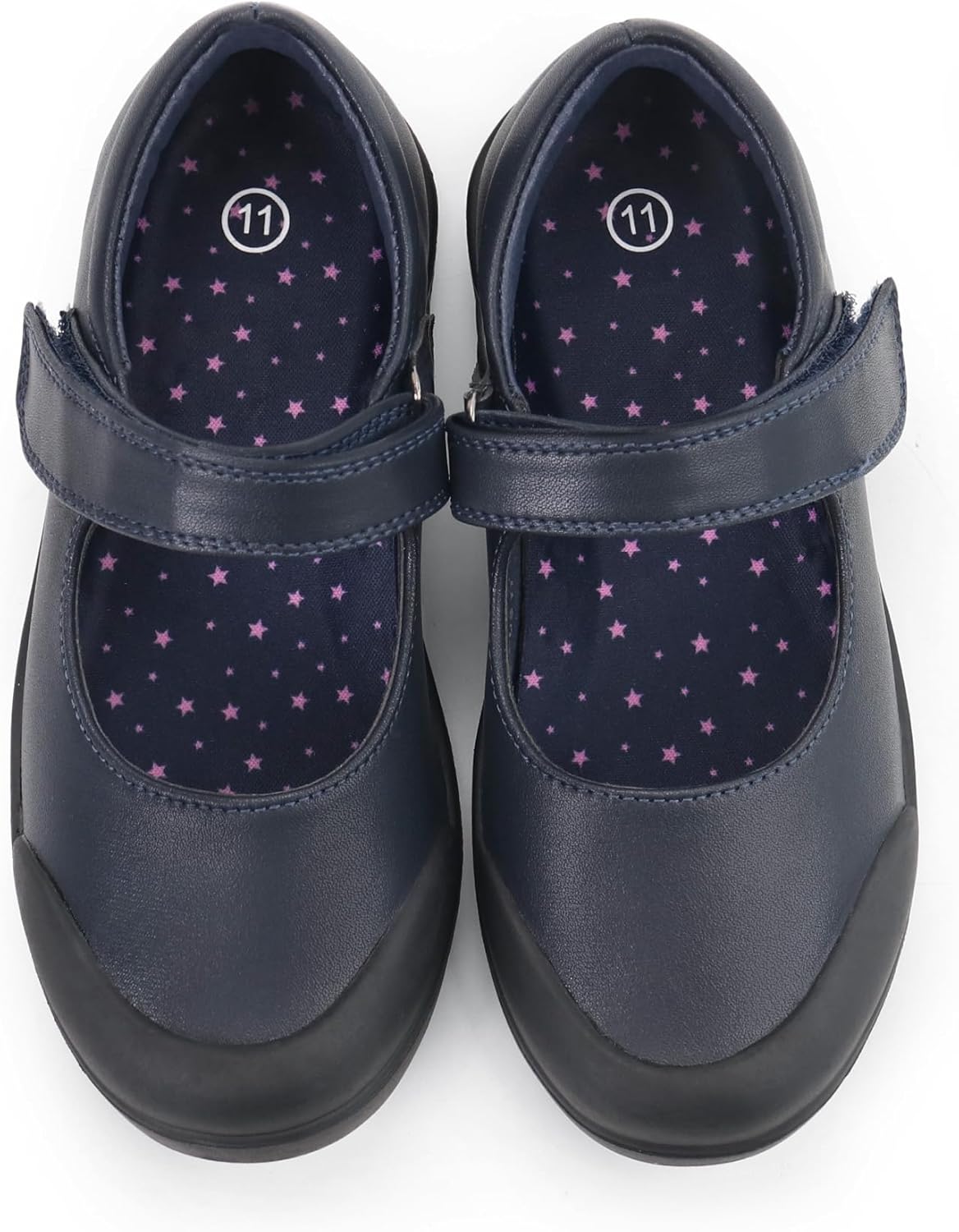Tobfis Girl's Strap Mary Jane Flats Durable School Uniform Dress Shoes (Toddler/Little Kid/Big Kid/Youth)