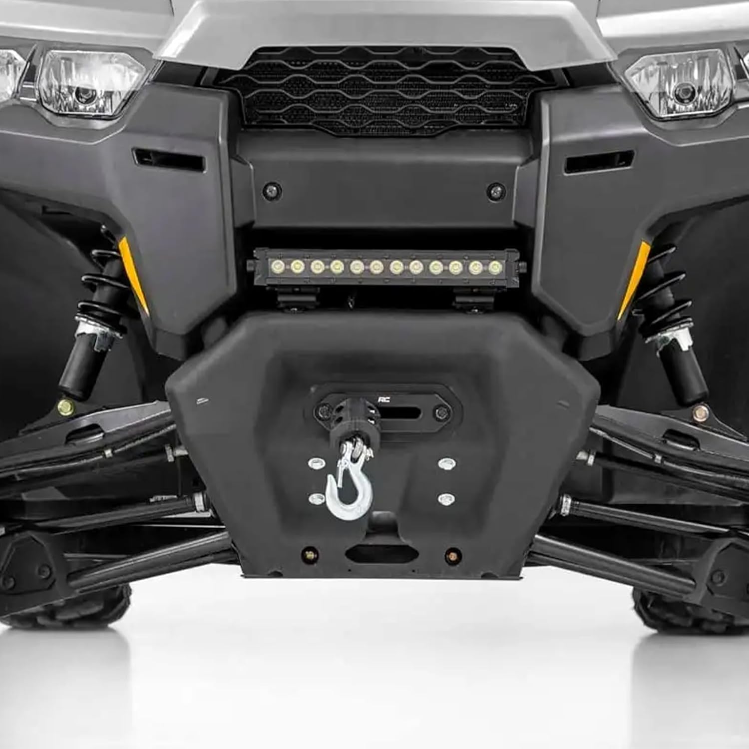 Rough Country Winch Mount for Can-Am Defender HD8/HD9/HD10 - Bolt-on Mounting Plate for 3,500-5,000 LB Winches