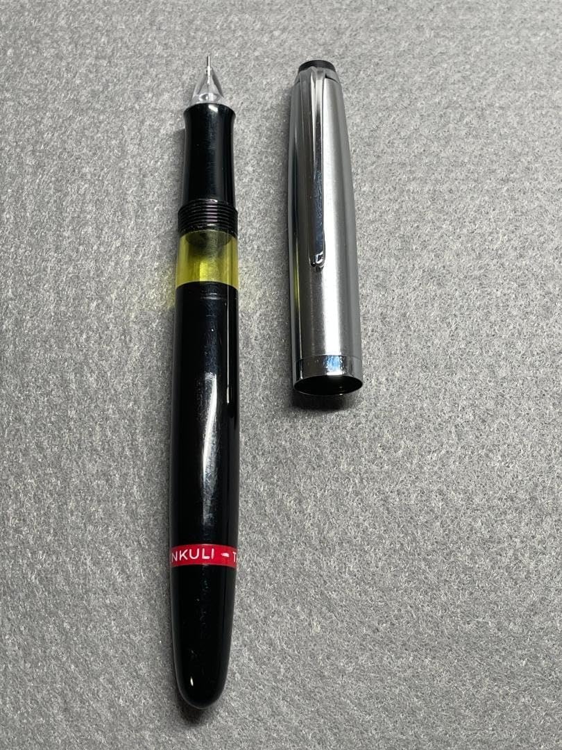 赤いボールペン メタルクリップ付き タッチペン付メタルクリップ3色