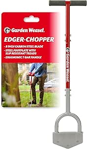 Garden Weasel Edger Chopper Lawn Tool for Garden Beds, Sidewalks, Patios