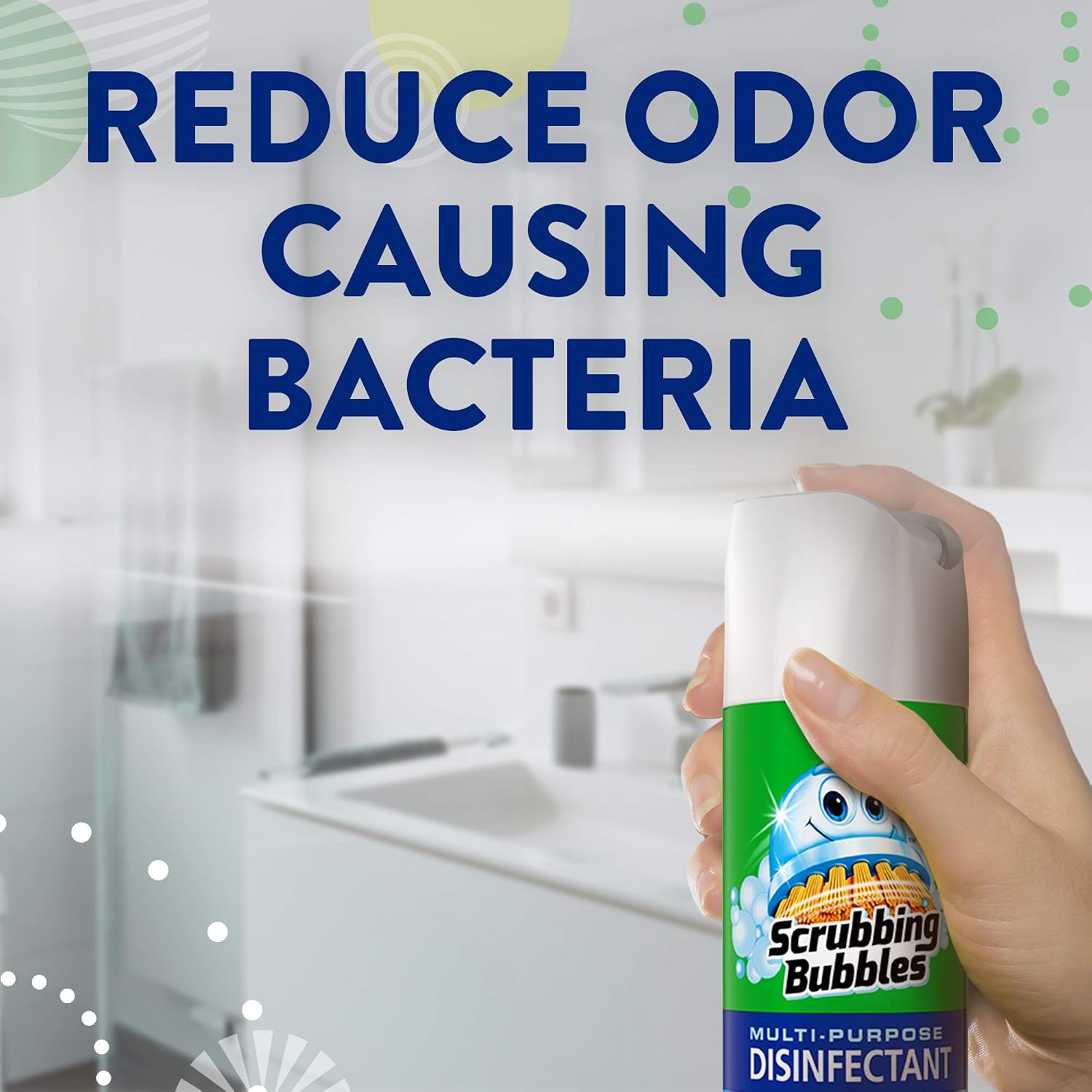 Scrubbing Bubbles Multi-Purpose Disinfectant Spray, 12 oz (Pack of 3)