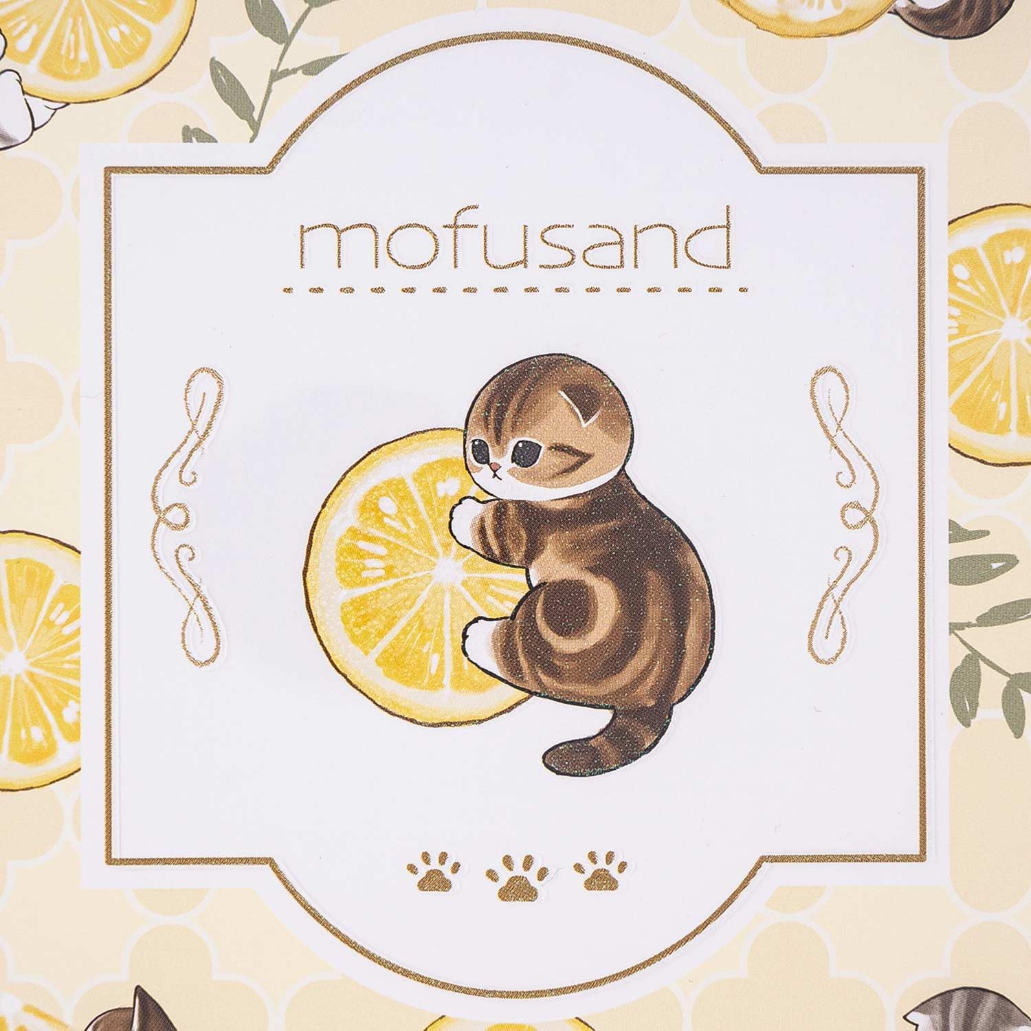 Sunstar Stationery Mofusand Notebook Ring, B6, Lemon Tea S2641844