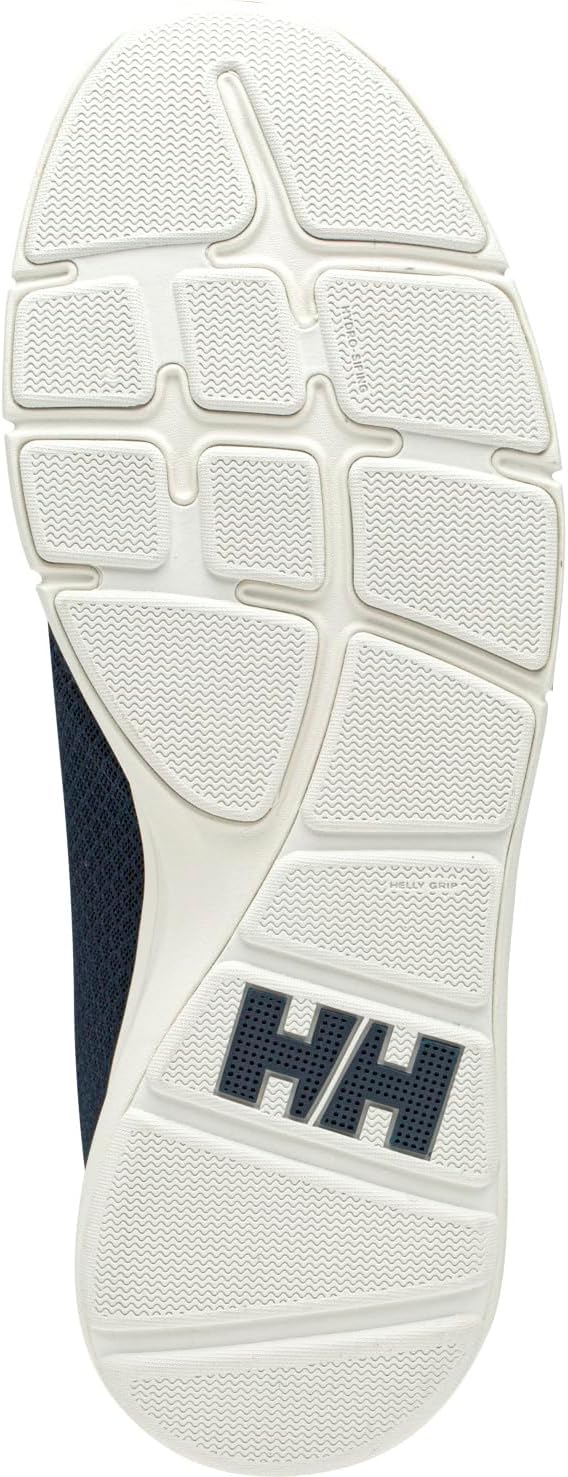 Helly Hansen Men's Feathering Shoes - Breathable Sailing Sneakers - Non-Marking Boat Footwear - Cushioned Shoes - Non-Marking Rubber Sole - Breathable Design with Lightweight Construction