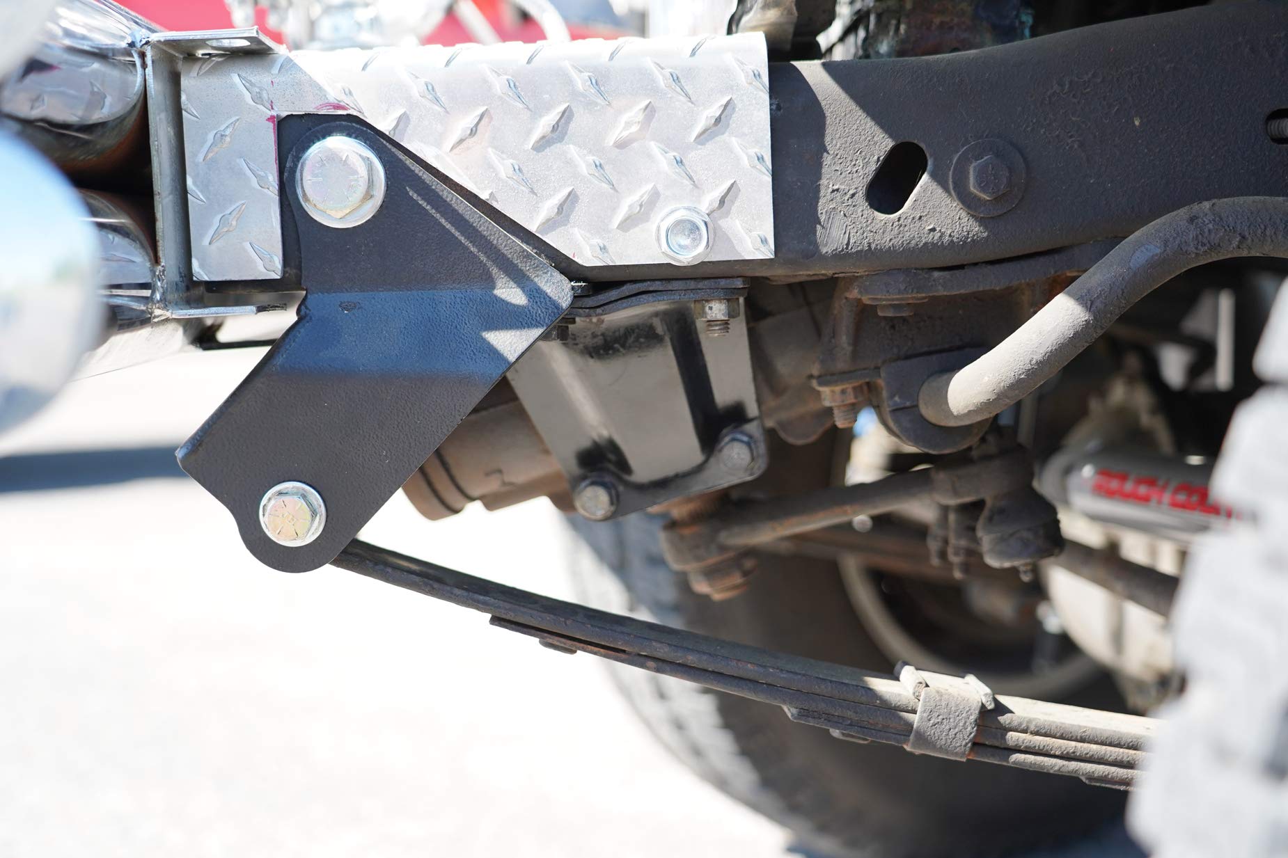 Amazon.com: Rough Country Front Shackle Reversal Kit for