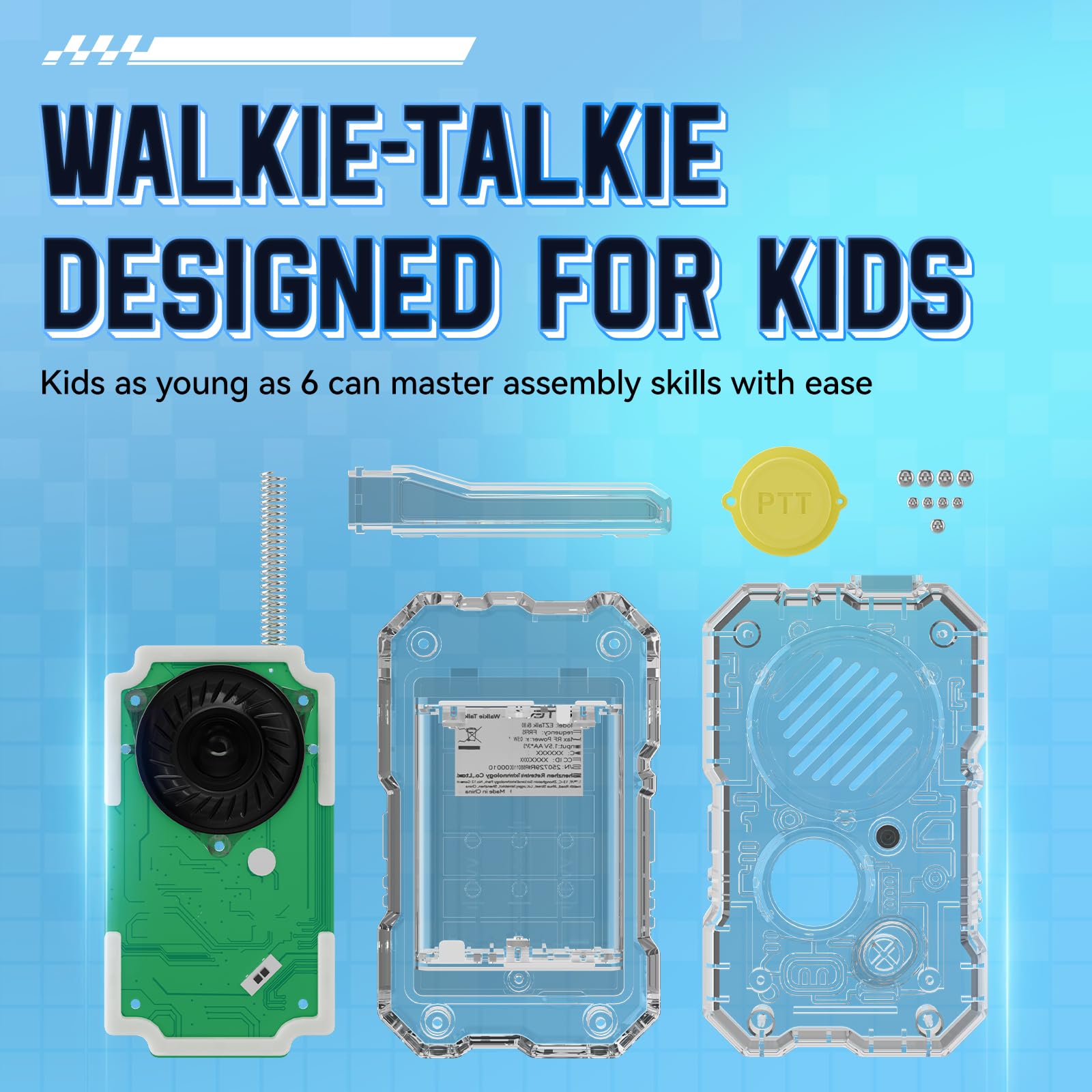 Amazon.com: Retevis EZTalk 80 Walkie Talkies for Kids, Science