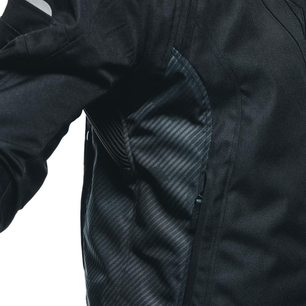 Dainese - Avro 5 Tex Jacket, Chaqueta de Moto de Tela con Protectores de Hombros