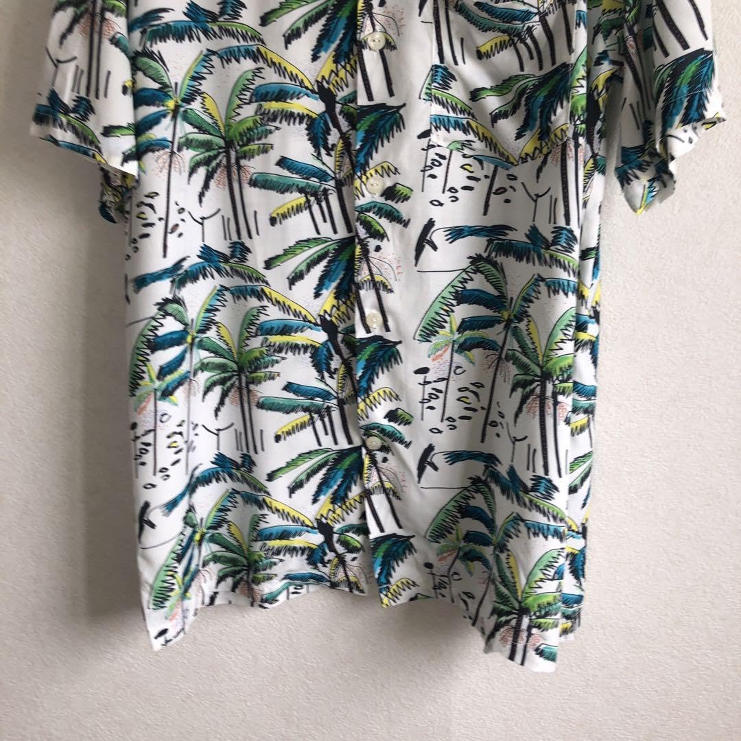 Amazon.co.jp: Aloha Blossom PALM TREE アロハ シャツ : 文房具 