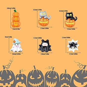 Amazon | ハロウィン パーツ 30個セット 可愛い 大きめ 蜘蛛 おばけ