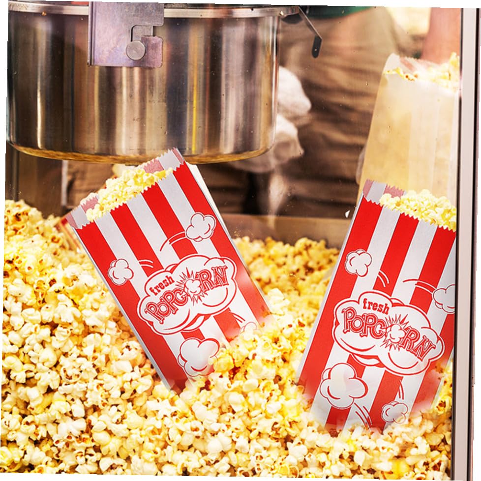 Pop corn papier pour cinéma à la maison, sachet portable UKCOCO étanche à l'huile - 7