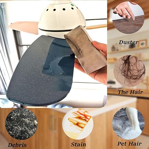 Miniatura 4 de Paquete de 6 esponjas húmedas limpias, borrador de esponja mágica para tareas domésticas, esponja de limpieza reutilizable para persianas, platos,