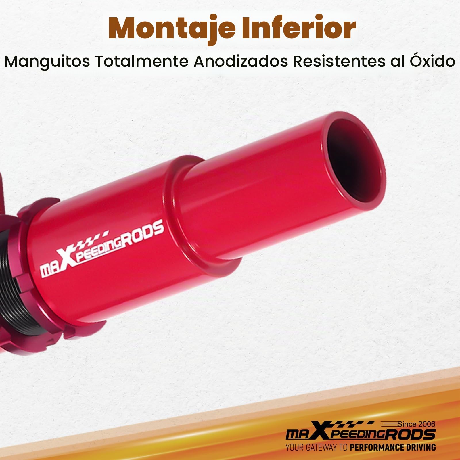 maXpeedingrods Suspensión roscada para amortiguadores 3 E90 E91 04-12 2 delanteros y 2 traseros