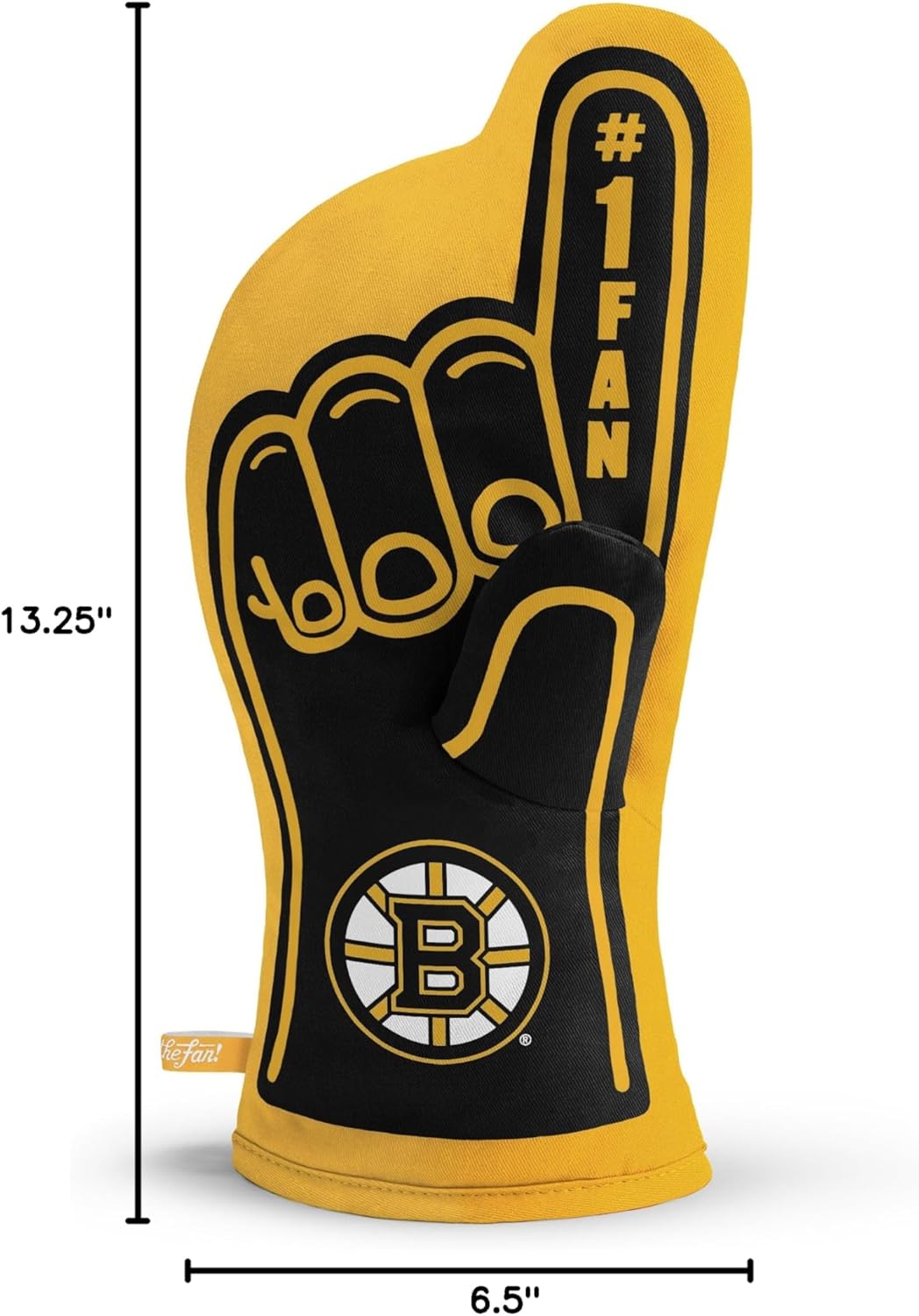 YouTheFan NHL Officially-Licensed Oven Mitt - Heat Resistant, 100% Cotton, Patented Design, Perfect for Indoors or Outdoors on The Grill - Official Team Colors and Logo