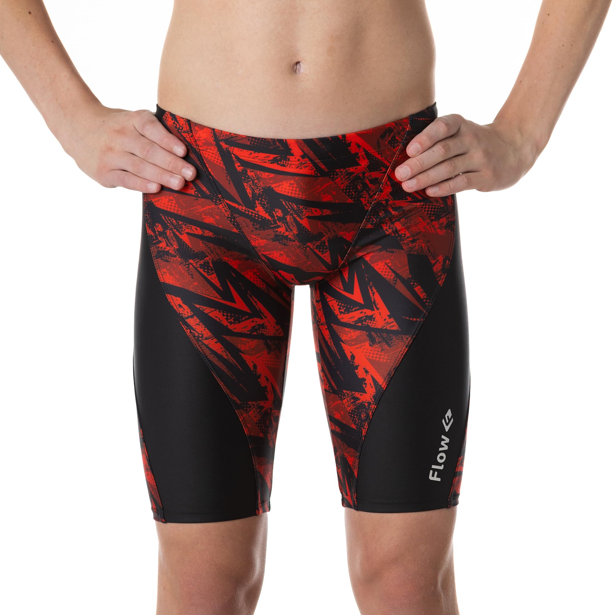 Flow Splice Jammer Swimsuits - Swim Jammers for Swimming in Boys Size 21 to 32 (Recognizer 26)