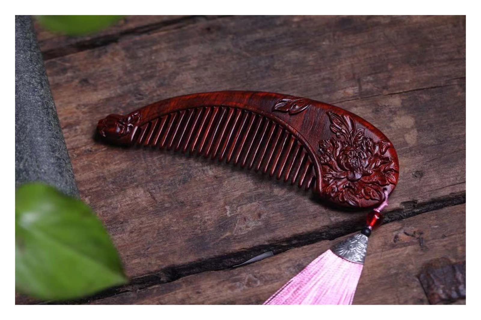 Taller de sándalo Rojo peinador de Madera sólida (Color : P)