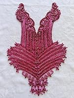 Vista 5 de Cuentas de piedras hechas a mano, parches de cristal brillantes para coser con diamantes de imitación, corpiño de encaje, accesorios para decoración