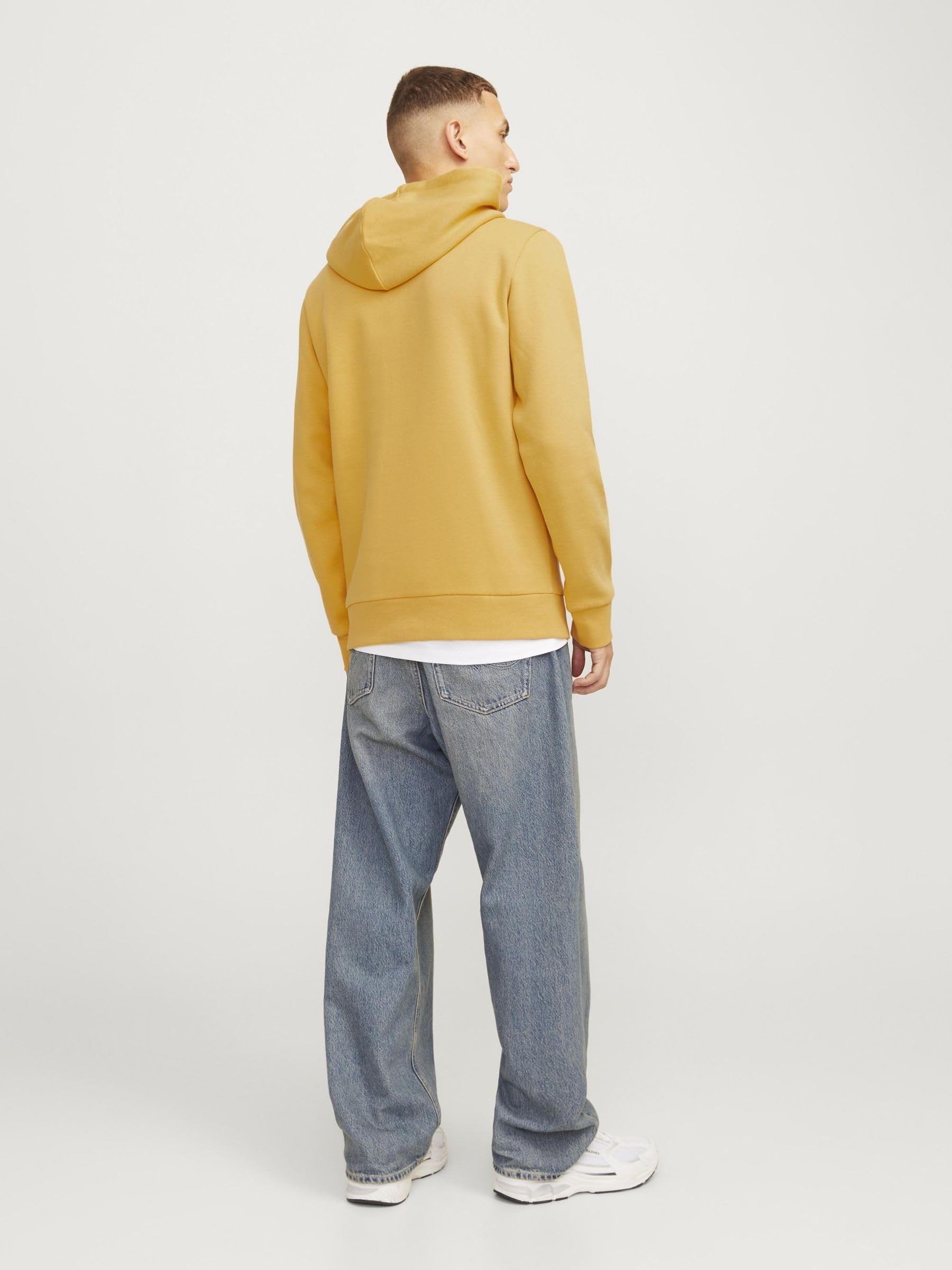 JACK & JONES Men's Jjelogo Sweat Hood 2 col 24/25 Noos Hooded Sweatshirt (Pack of 1)