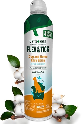 Vet's Best Natural Flea and Tick Easy Spray for Dogs