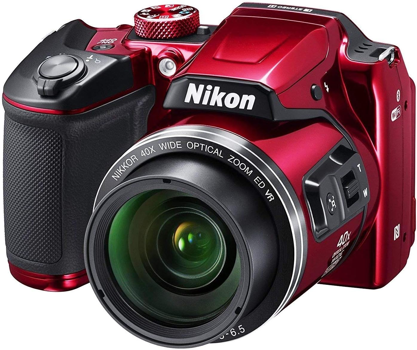 Nikon B500 Coolpix Digital Compact Camera - Red