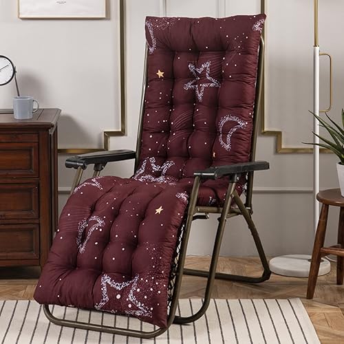 PRELGOSP Cojines para tumbona, gruesos y antideslizantes para tumbonas, cojines reclinables portátiles para interiores y exteriores, jardín, patio y