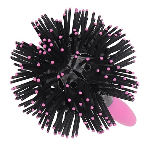 Miniatura 2 de Cepillos de pelo profesionales ventilados en forma 3D cepillo de pelo rizado de secado rápido desenredante masaje rizador peine herramienta
