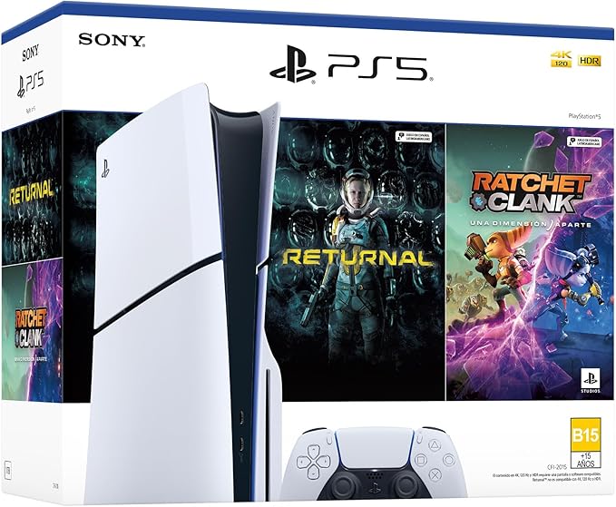 PlayStation®5 (Modelo Slim) - Pack con 2 Juegos - Standard