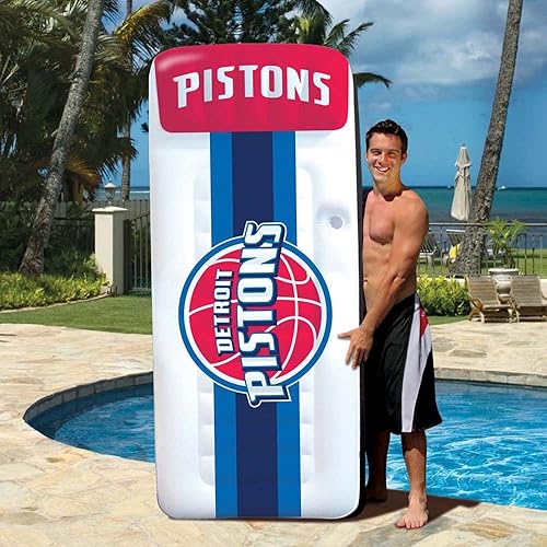 Miniatura 10 de Poolmaster NBA - Tumbona inflable grande para colchón de piscina