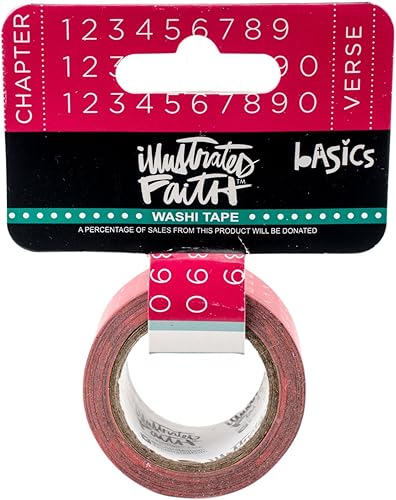 Fe ilustrada - Cinta Washi - Capítulo y versículo