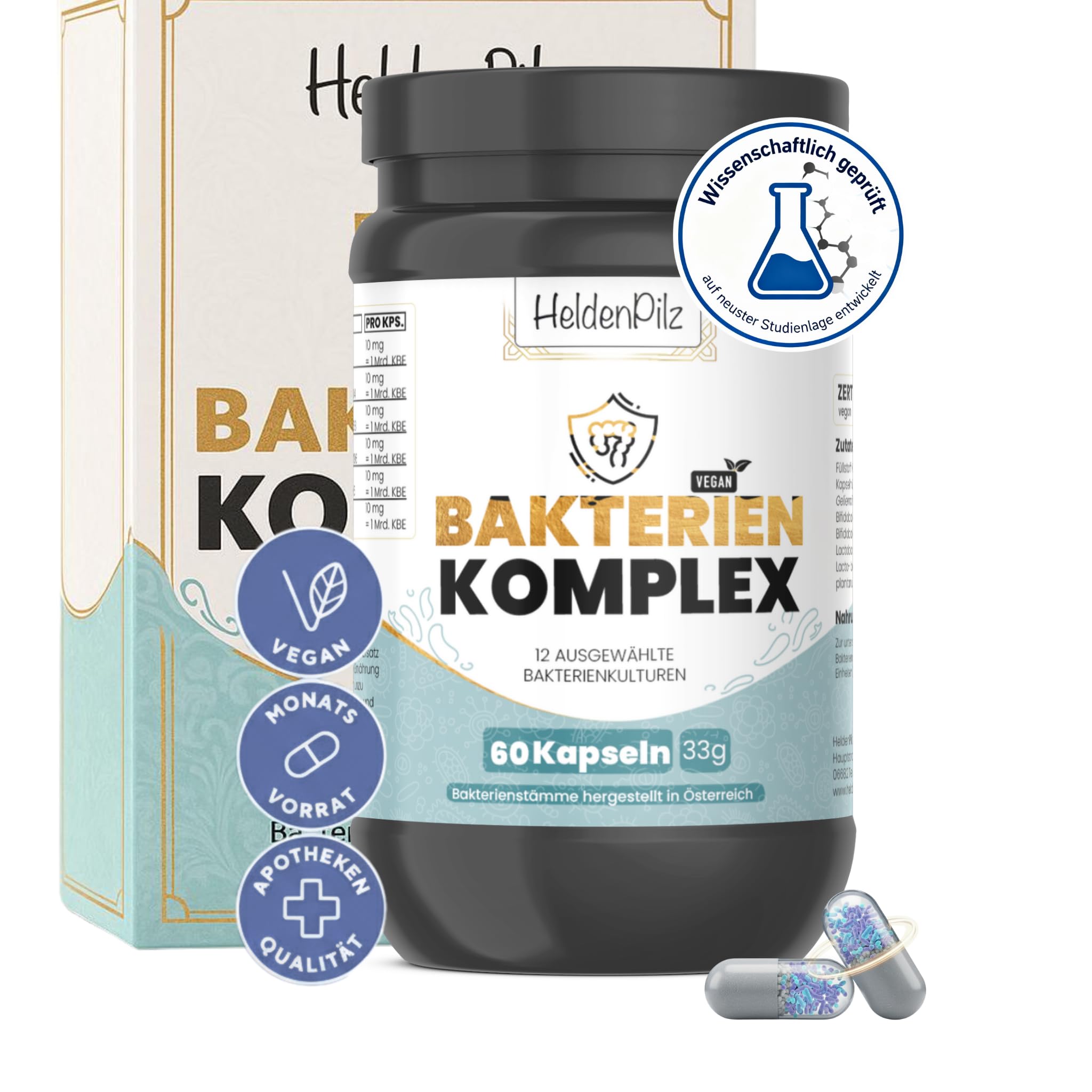 Wasserkefir Starterset- DIY Kefir Kit - Original Kefirpilz im Rundumsorglospaket mit aktiven Japankristallen - WACHSTUMSSTARKE Kefirkultur zum perfekten Start (Kefir Premium Set)