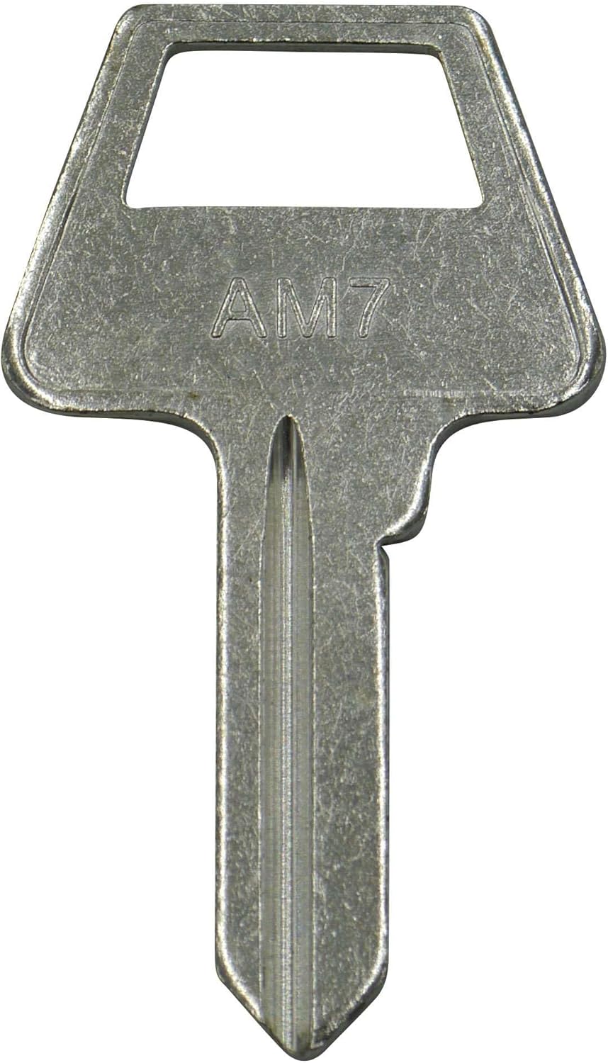 AM7 Brass Blank Key, 100/Box